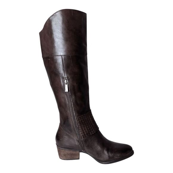VINCE CAMUTO Bartina Tall Brown Leather Boot Size 8.5M - Picture 6 of 9